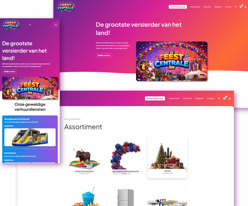 feestcentrale web display